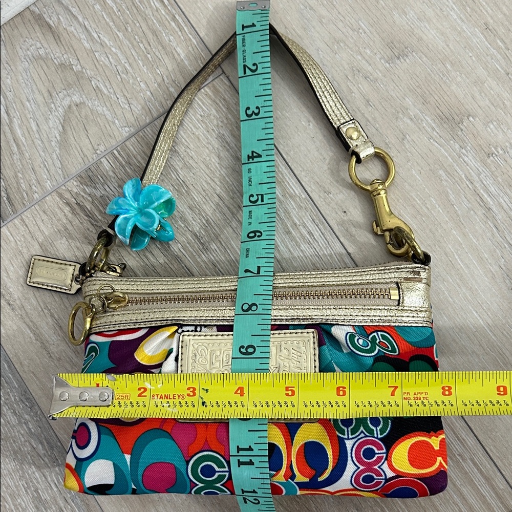 Coach Multicolor Patterned Small Shoulder Bag Wit… - image 8